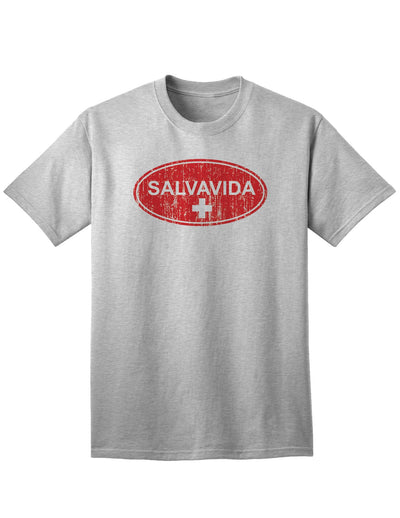 Salvavida Premium Adult T-Shirt: Elevate Your Style with Unmatched Quality-Mens T-shirts-TooLoud-Salvavida Ash-Gray-Small-Davson Sales