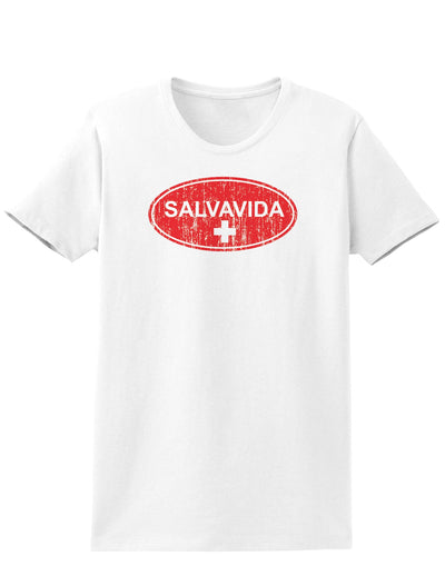 Salvavida Womens T-Shirt-Womens T-Shirt-TooLoud-Salvavida White-X-Small-Davson Sales