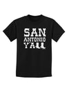 San Antonio Y'all - Boots - Texas Pride Childrens Dark T-Shirt by TooLoud-Childrens T-Shirt-TooLoud-Black-X-Small-Davson Sales