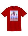 San Diego Beach Filter Adult Dark T-Shirt-Mens T-Shirt-TooLoud-Red-Small-Davson Sales