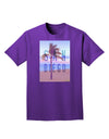 San Diego Beach Filter Adult Dark T-Shirt-Mens T-Shirt-TooLoud-Purple-Small-Davson Sales