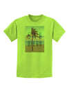 San Diego Beach Filter Childrens T-Shirt-Childrens T-Shirt-TooLoud-Lime-Green-X-Small-Davson Sales