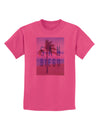 San Diego Beach Filter Childrens T-Shirt-Childrens T-Shirt-TooLoud-Sangria-X-Small-Davson Sales