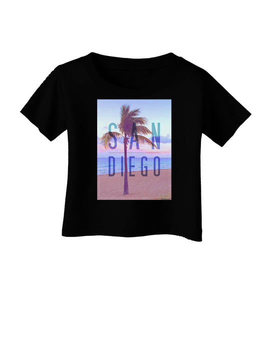 San Diego Beach Filter Infant T-Shirt Dark-Infant T-Shirt-TooLoud-Black-06-Months-Davson Sales