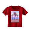 San Diego Beach Filter Toddler T-Shirt Dark-Toddler T-Shirt-TooLoud-Red-2T-Davson Sales