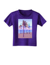 San Diego Beach Filter Toddler T-Shirt Dark-Toddler T-Shirt-TooLoud-Purple-2T-Davson Sales