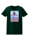 San Diego Beach Filter Womens Dark T-Shirt-TooLoud-Forest-Green-Small-Davson Sales