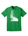 San Francisco Bay Bridge Adult Dark T-Shirt-Mens T-Shirt-TooLoud-Kelly-Green-Small-Davson Sales