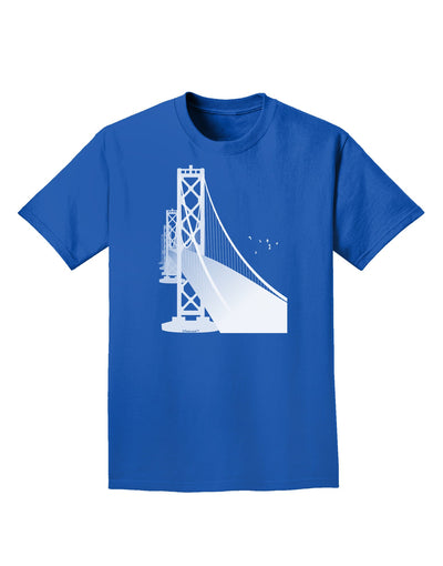 San Francisco Bay Bridge Adult Dark T-Shirt-Mens T-Shirt-TooLoud-Royal-Blue-Small-Davson Sales