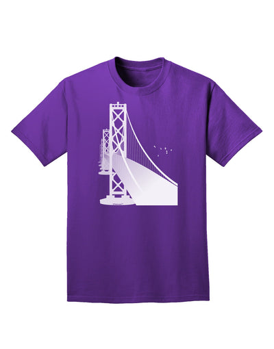 San Francisco Bay Bridge Adult Dark T-Shirt-Mens T-Shirt-TooLoud-Purple-Small-Davson Sales