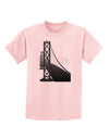 San Francisco Bay Bridge Childrens T-Shirt-Childrens T-Shirt-TooLoud-PalePink-X-Small-Davson Sales