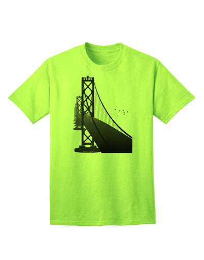 San Francisco Bay Bridge - Premium Adult T-Shirt Collection-Mens T-shirts-TooLoud-Neon-Green-Small-Davson Sales