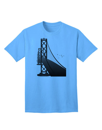 San Francisco Bay Bridge - Premium Adult T-Shirt Collection-Mens T-shirts-TooLoud-Aquatic-Blue-Small-Davson Sales