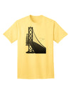 San Francisco Bay Bridge - Premium Adult T-Shirt Collection-Mens T-shirts-TooLoud-Yellow-Small-Davson Sales