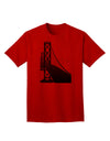 San Francisco Bay Bridge - Premium Adult T-Shirt Collection-Mens T-shirts-TooLoud-Red-Small-Davson Sales