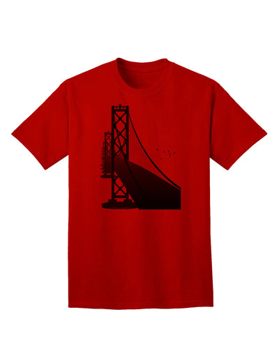 San Francisco Bay Bridge - Premium Adult T-Shirt Collection-Mens T-shirts-TooLoud-Red-Small-Davson Sales