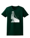 San Francisco Bay Bridge Womens Dark T-Shirt-TooLoud-Forest-Green-Small-Davson Sales