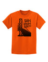 San Francisco Text Bay Bridge Childrens T-Shirt-Childrens T-Shirt-TooLoud-Orange-X-Small-Davson Sales