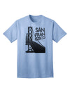 San Francisco Text Bay Bridge - Premium Adult T-Shirt Collection-Mens T-shirts-TooLoud-Light-Blue-Small-Davson Sales