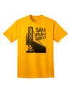 San Francisco Text Bay Bridge - Premium Adult T-Shirt Collection-Mens T-shirts-TooLoud-Gold-Small-Davson Sales