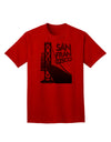 San Francisco Text Bay Bridge - Premium Adult T-Shirt Collection-Mens T-shirts-TooLoud-Red-Small-Davson Sales