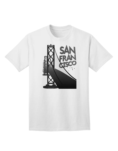 San Francisco Text Bay Bridge - Premium Adult T-Shirt Collection-Mens T-shirts-TooLoud-White-Small-Davson Sales