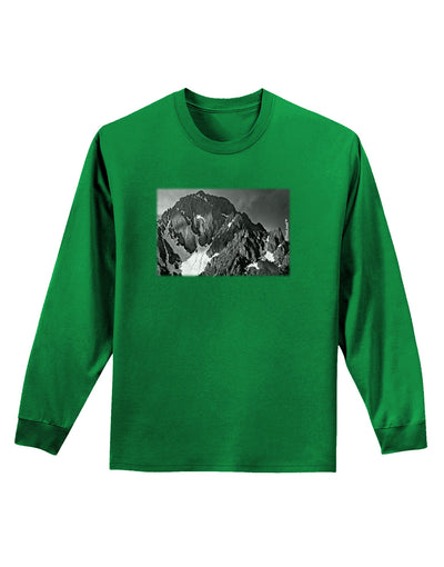 San Juan Mountain Range 2 Adult Long Sleeve Dark T-Shirt-TooLoud-Kelly-Green-Small-Davson Sales