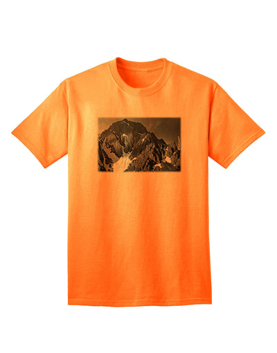 San Juan Mountain Range 2 Adult T-Shirt-Mens T-Shirt-TooLoud-Neon-Orange-Small-Davson Sales