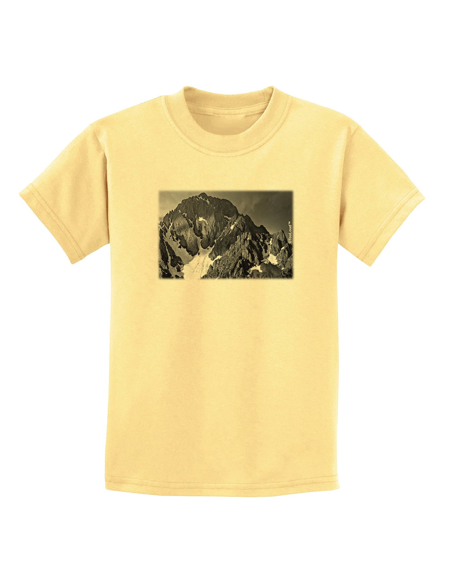 San Juan Mountain Range 2 Childrens T-Shirt-Childrens T-Shirt-TooLoud-Daffodil-Yellow-X-Small-Davson Sales
