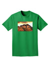 San Juan Mountain Range Adult Dark T-Shirt-Mens T-Shirt-TooLoud-Kelly-Green-Small-Davson Sales