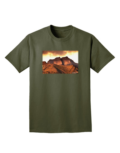 San Juan Mountain Range Adult Dark T-Shirt-Mens T-Shirt-TooLoud-Military-Green-Small-Davson Sales