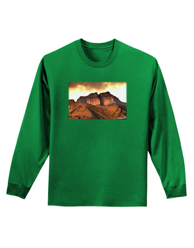 San Juan Mountain Range Adult Long Sleeve Dark T-Shirt-TooLoud-Kelly-Green-Small-Davson Sales