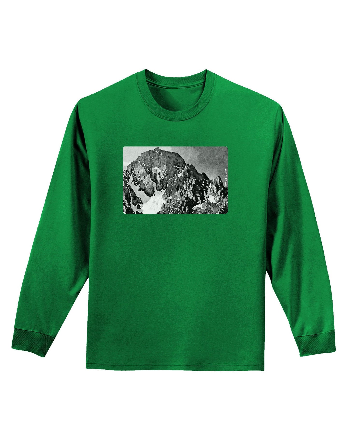 San Juan Mountain Range CO 2 Adult Long Sleeve Dark T-Shirt-TooLoud-Kelly-Green-Small-Davson Sales