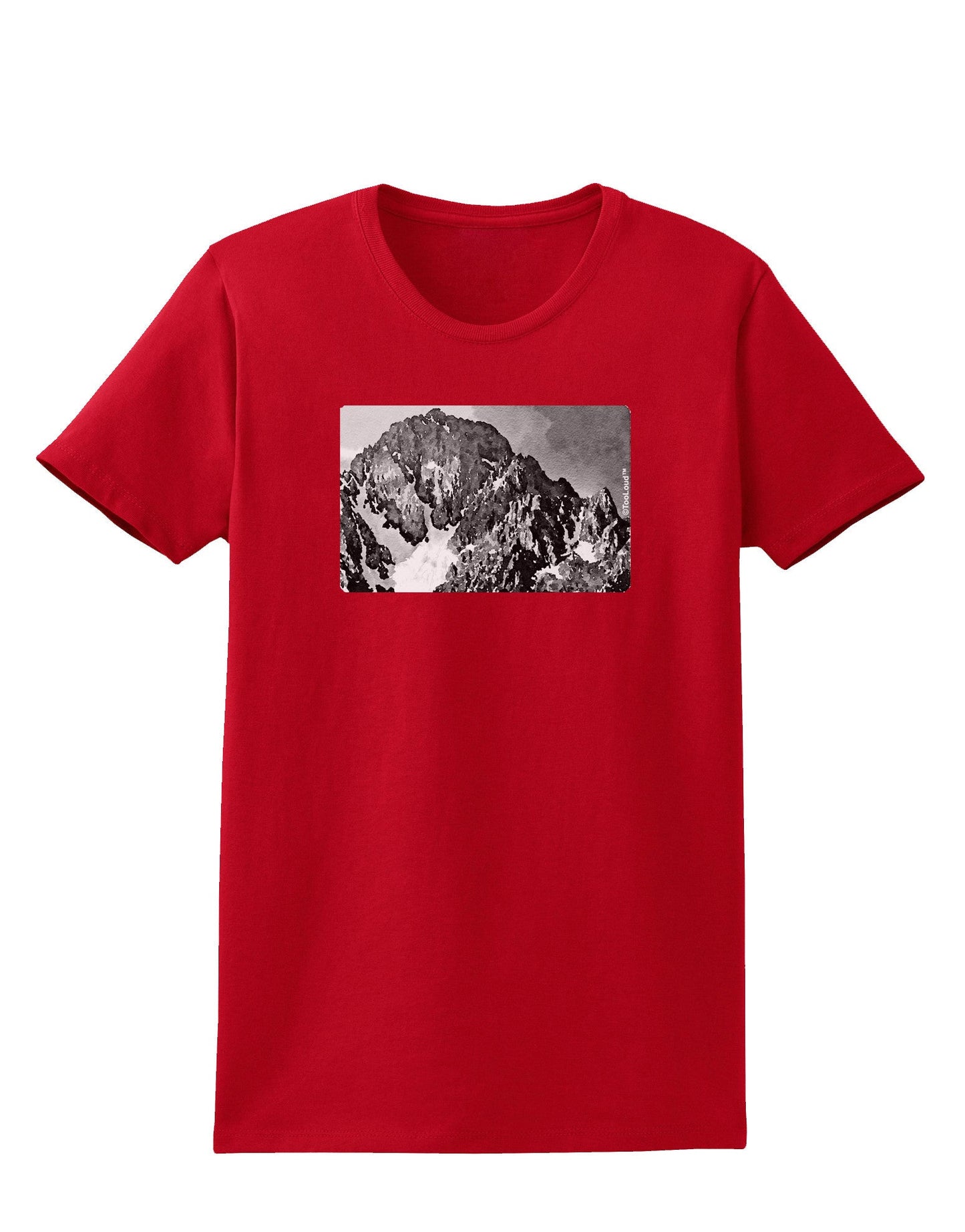 San Juan Mountain Range CO 2 Womens Dark T-Shirt-TooLoud-Red-X-Small-Davson Sales
