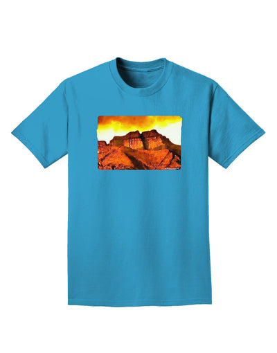 San Juan Mountain Range CO Adult Dark T-Shirt-Mens T-Shirt-TooLoud-Turquoise-Small-Davson Sales