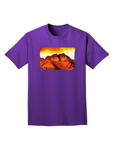 San Juan Mountain Range CO Adult Dark T-Shirt-Mens T-Shirt-TooLoud-Purple-Small-Davson Sales