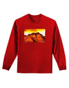 San Juan Mountain Range CO Adult Long Sleeve Dark T-Shirt-TooLoud-Red-Small-Davson Sales