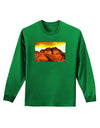 San Juan Mountain Range CO Adult Long Sleeve Dark T-Shirt-TooLoud-Kelly-Green-Small-Davson Sales