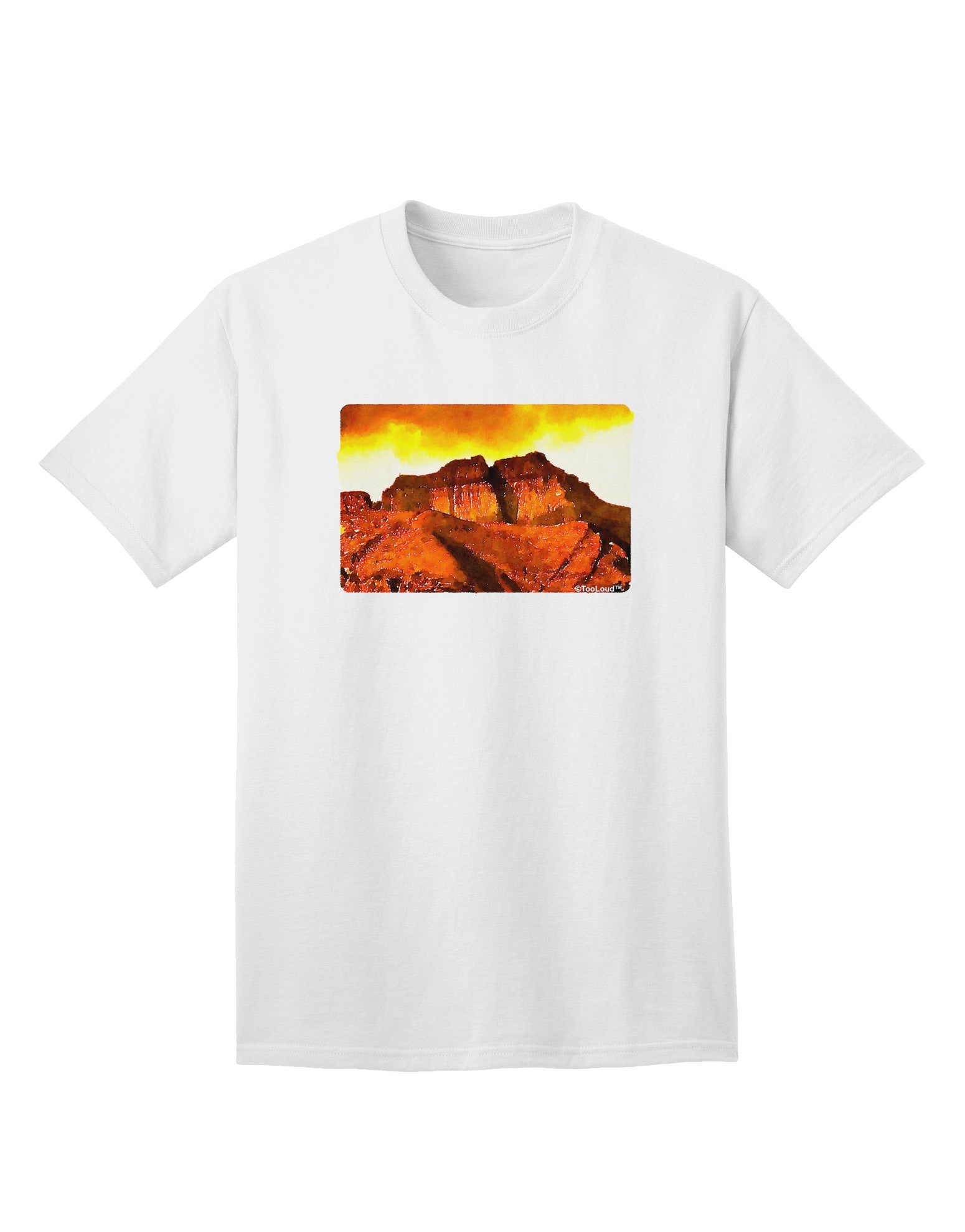 San Juan Mountain Range CO Adult T-Shirt-Mens T-Shirt-TooLoud-White-Small-Davson Sales
