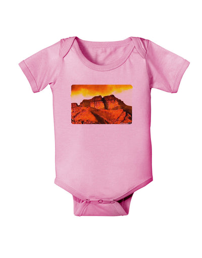 San Juan Mountain Range CO Baby Romper Bodysuit-Baby Romper-TooLoud-Pink-06-Months-Davson Sales