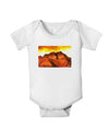 San Juan Mountain Range CO Baby Romper Bodysuit-Baby Romper-TooLoud-White-06-Months-Davson Sales