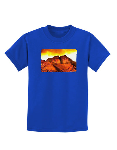 San Juan Mountain Range CO Childrens Dark T-Shirt-Childrens T-Shirt-TooLoud-Royal-Blue-X-Small-Davson Sales