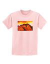 San Juan Mountain Range CO Childrens T-Shirt-Childrens T-Shirt-TooLoud-PalePink-X-Small-Davson Sales