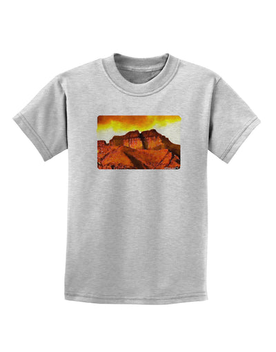 San Juan Mountain Range CO Childrens T-Shirt-Childrens T-Shirt-TooLoud-AshGray-X-Small-Davson Sales