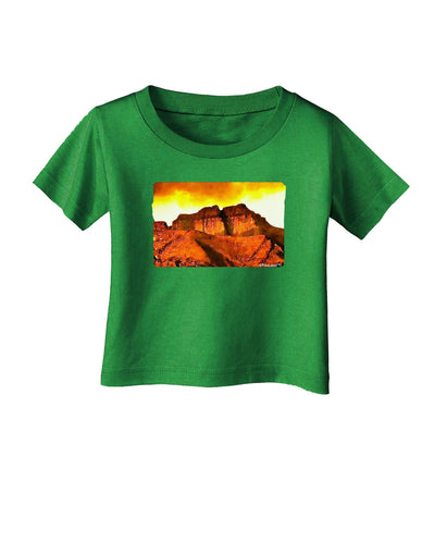 San Juan Mountain Range CO Infant T-Shirt Dark-Infant T-Shirt-TooLoud-Clover-Green-06-Months-Davson Sales