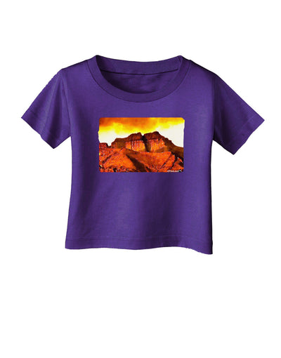 San Juan Mountain Range CO Infant T-Shirt Dark-Infant T-Shirt-TooLoud-Purple-06-Months-Davson Sales