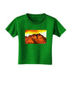 San Juan Mountain Range CO Toddler T-Shirt Dark-Toddler T-Shirt-TooLoud-Clover-Green-2T-Davson Sales
