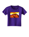 San Juan Mountain Range CO Toddler T-Shirt Dark-Toddler T-Shirt-TooLoud-Purple-2T-Davson Sales