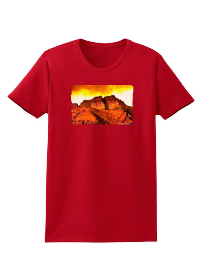 San Juan Mountain Range CO Womens Dark T-Shirt-TooLoud-Red-X-Small-Davson Sales