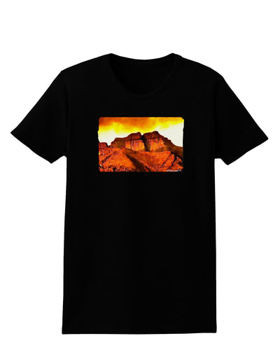 San Juan Mountain Range CO Womens Dark T-Shirt-TooLoud-Black-X-Small-Davson Sales